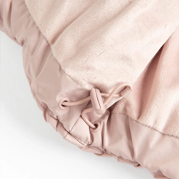 Cool Club, Kurtka dziewczęca z kapturem, ocieplana, różowa