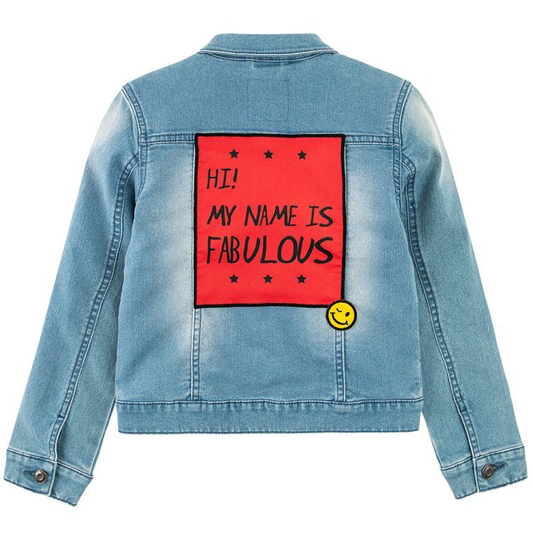 Cool Club, Kurtka jeansowa dziewczęca, denim, My name is Fabulous
