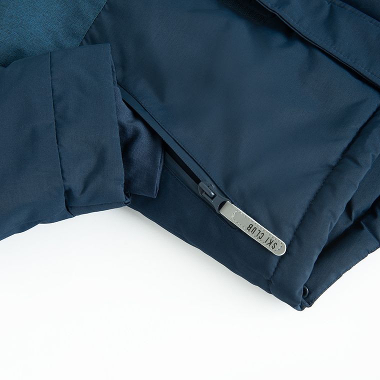 Cool Club, Kurtka narciarska chłopięca z kapturem, ocieplana, mix