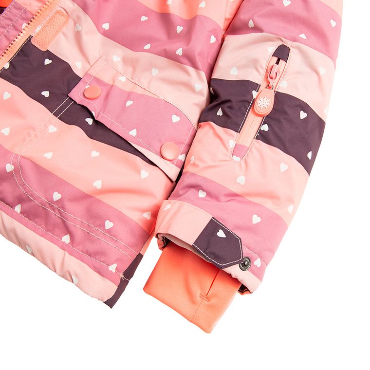 Cool Club, Kurtka narciarska dziewczęca, serca
