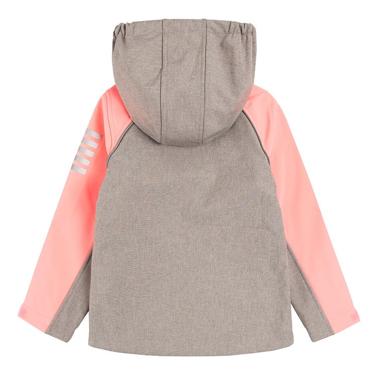 Cool Club, Kurtka softshell dziewczęca, neonowy róż