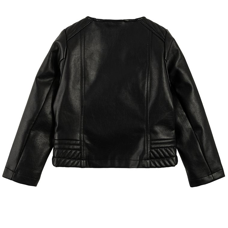 Cool Club, Kurtka wiosenna dziewczęca, ramoneska, czarna