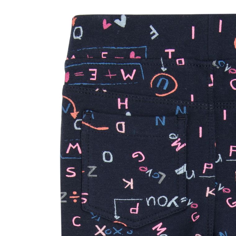 Cool Club, Legginsy dziewczęce, granatowe, literki