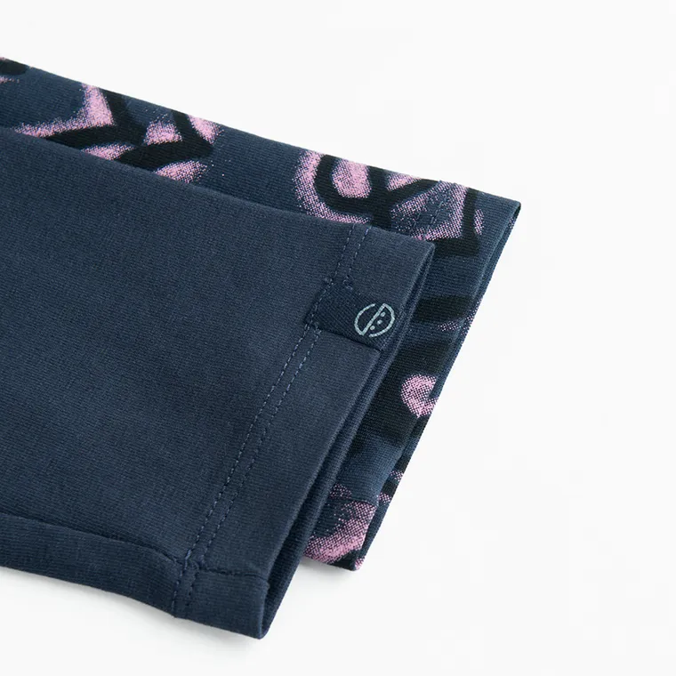 Cool Club, Legginsy dziewczęce, granatowe, zestaw, 2 szt.