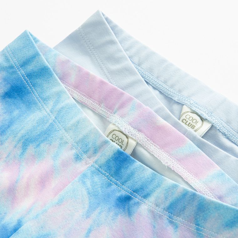 Cool Club, Legginsy dziewczęce, kolarki, mix, zestaw, 2 szt.