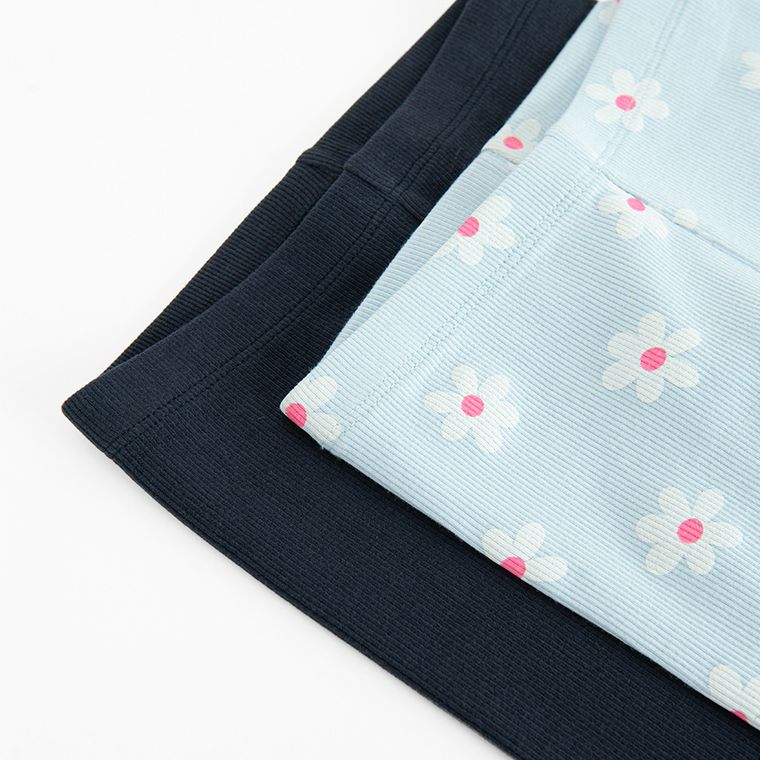 Cool Club, Legginsy dziewczęce, prążkowane, mix, zestaw, 2 szt.