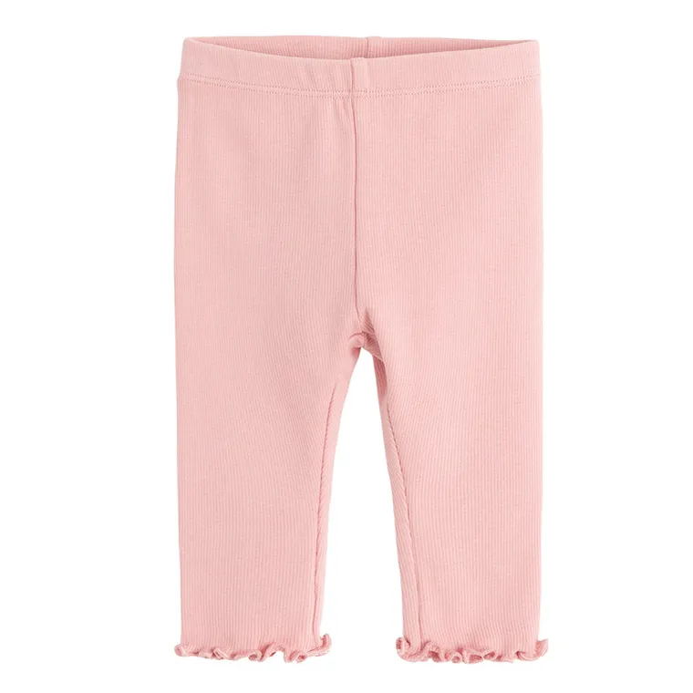Cool Club, Legginsy dziewczęce, prążkowane, różowe, zestaw, 2 szt.