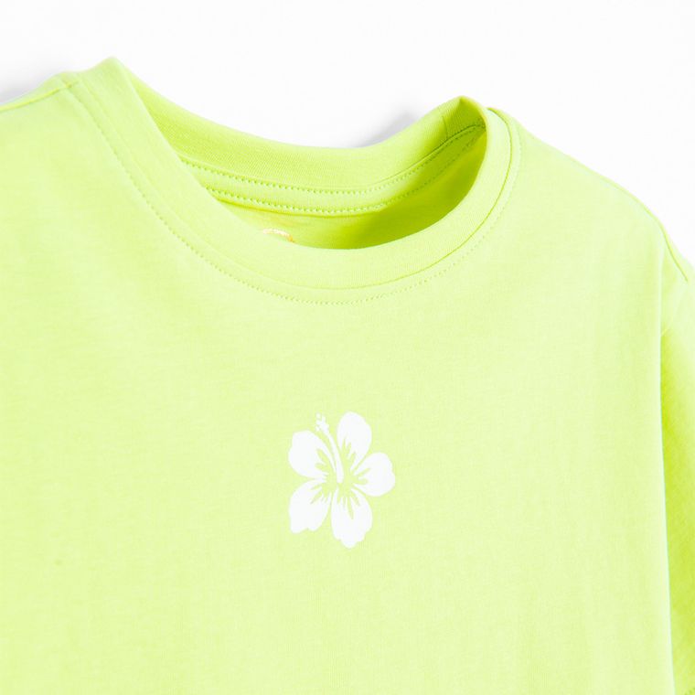 Cool Club, Luźny t-shirt dziewczęcy, zielony