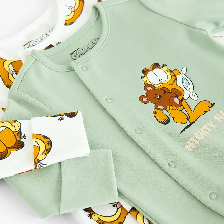 Cool Club, Pajac chłopięcy, mix, zestaw, 2 szt., Garfield