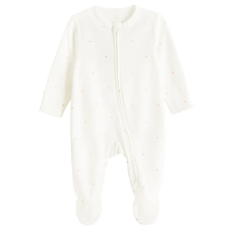 Cool Club, Pajac dziewczęcy, biały, zestaw, 2 szt.