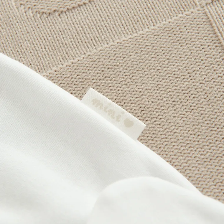 Cool Club, Pajac niemowlęcy, bawełna organiczna, biały