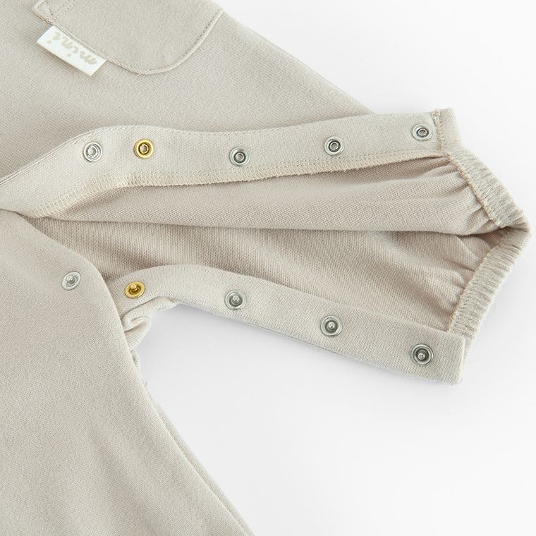 Cool Club, Pajac niemowlęcy, beżowy