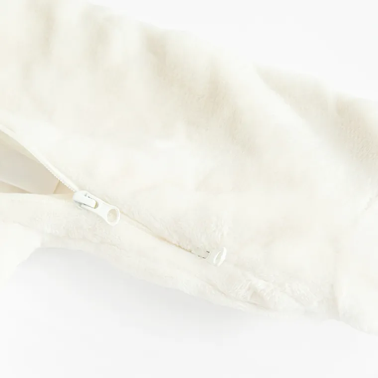 Cool Club, Pajac niemowlęcy, ocieplany, ecru