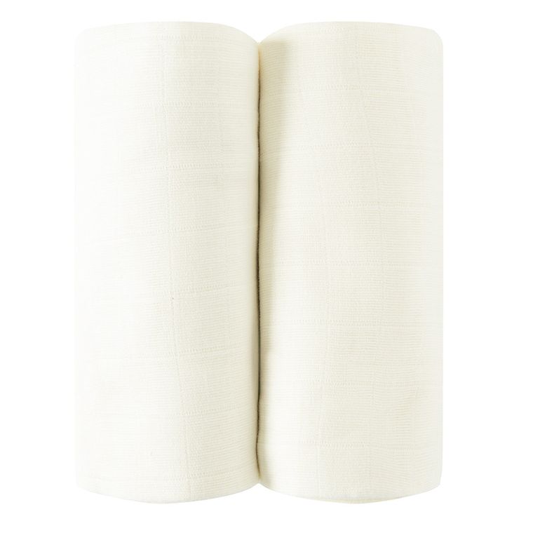 Cool Club, Pieluchy tetrowe niemowlęce, 70-80 cm, białe, zestaw, 2 szt.