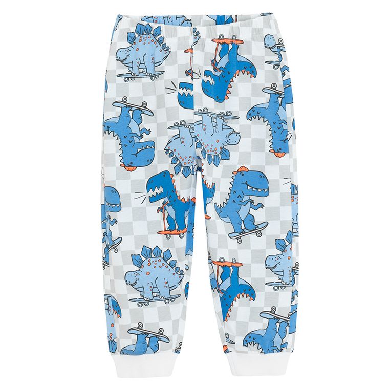 Cool Club, Piżama chłopięca, biało-szara