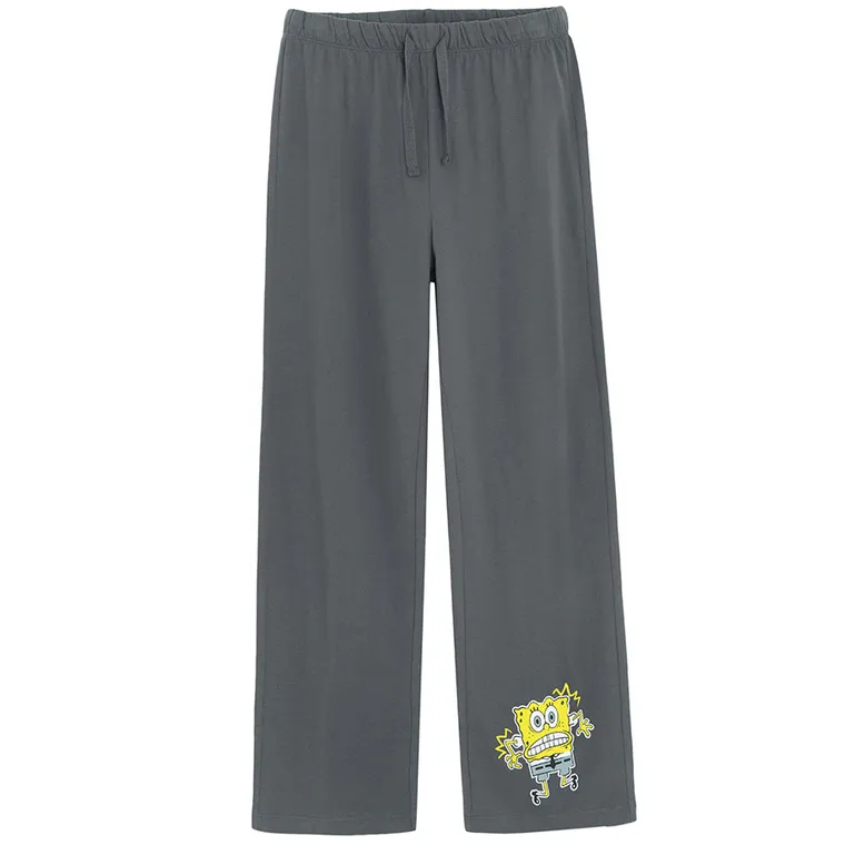Cool Club, Piżama chłopięca, szara, SpongeBob