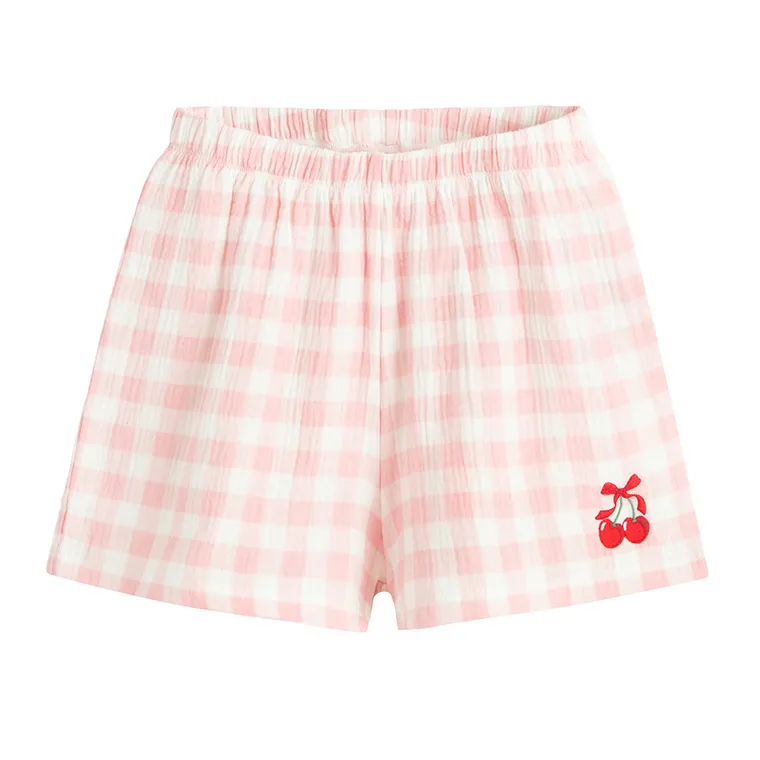 Cool Club, Piżama dziewczęca, muślinowa, biało-różowa