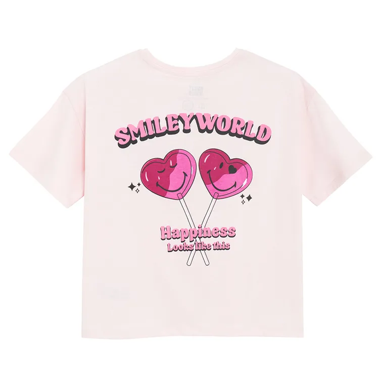 Cool Club, Piżama dziewczęca, różowa, SmileyWorld