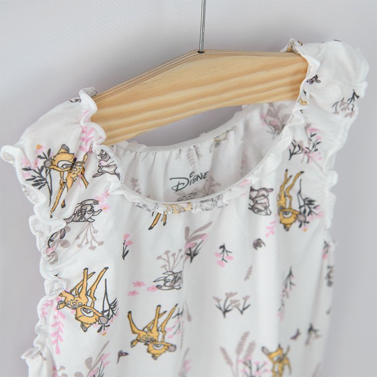 Cool Club, Podkoszulek dziewczęcy, różowy, ecru, szary, Bambi, zestaw, 3 szt.