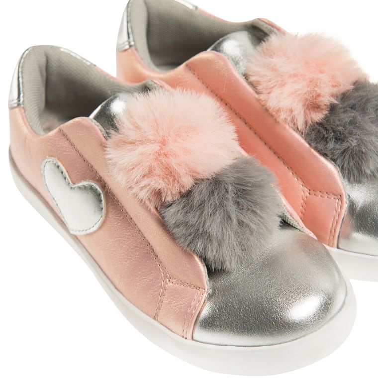 Cool Club, Półbuty dziewczęce, różowe, pompony