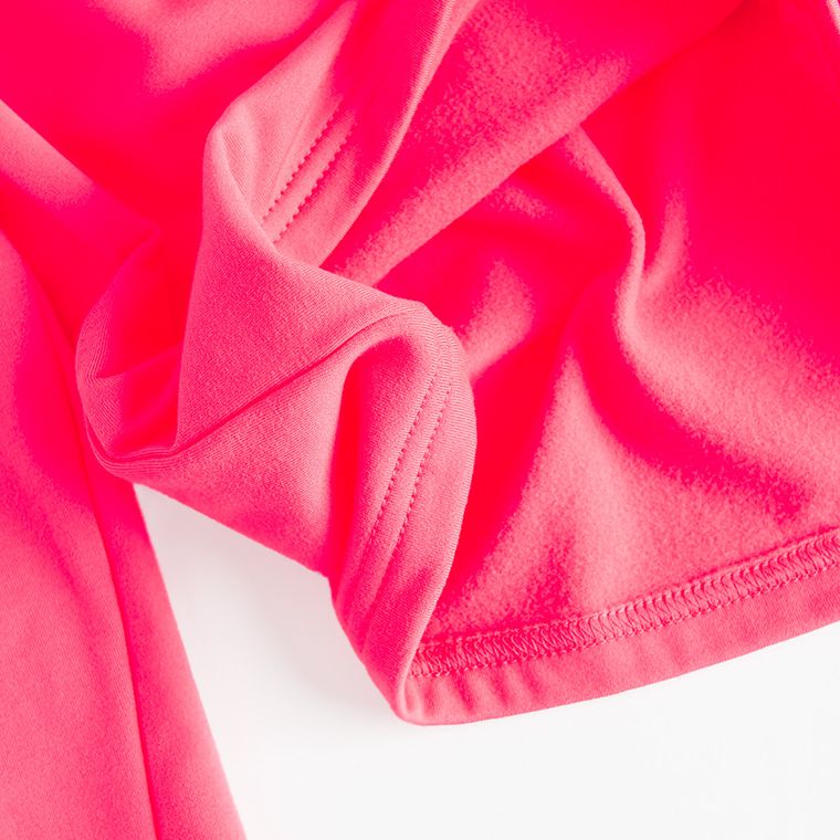 Cool Club, Półgolf termiczny dziewczęcy, ocieplany, różowy fluo