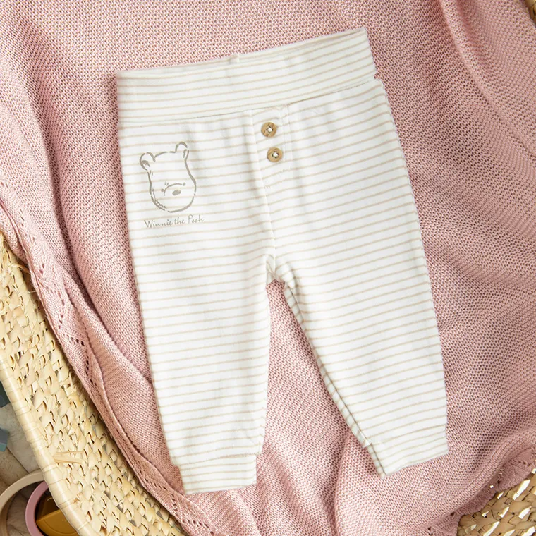 Cool Club, Półspiochy dziewczęce, białe, Kubuś Puchatek, zestaw, 2 szt.