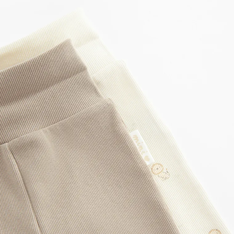 Cool Club, Półśpiochy niemowlęce, prążkowane, mix, zestaw, 2 szt.