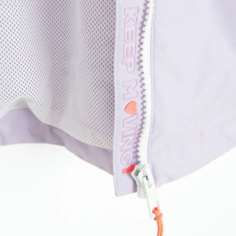 Cool Club, Przeciwdeszczowa kurtka dziewczęca z kapturem, fioletowa