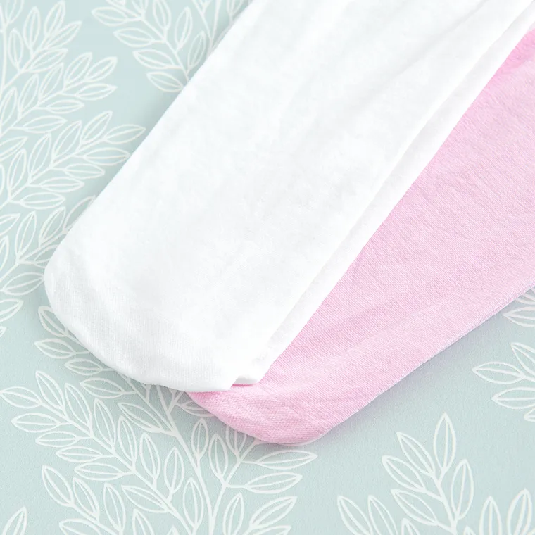 Cool Club, Rajstopy dziewczęce, białe, różowe, 40 DEN, zestaw, 2 szt.