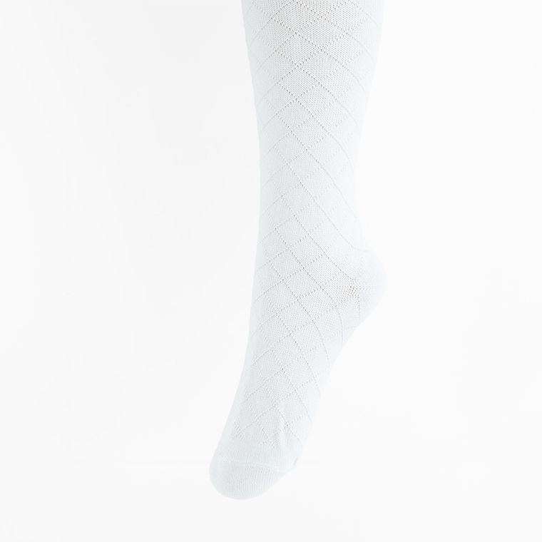 Cool Club, Rajstopy dziewczęce, szare, białe, zestaw, 2 szt.