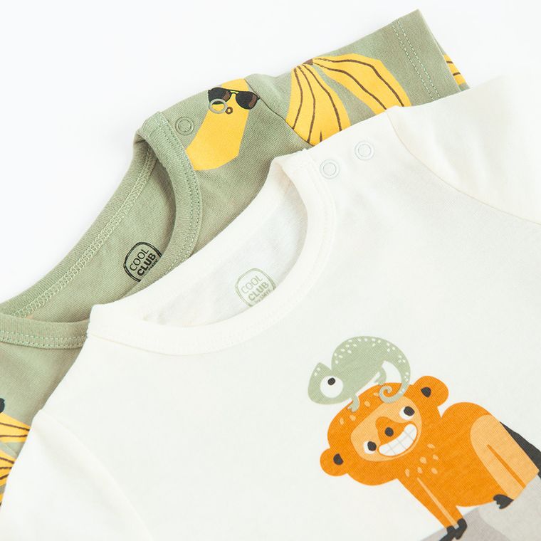 Cool Club, Rampers chłopięcy, mix, zestaw, 2 szt.