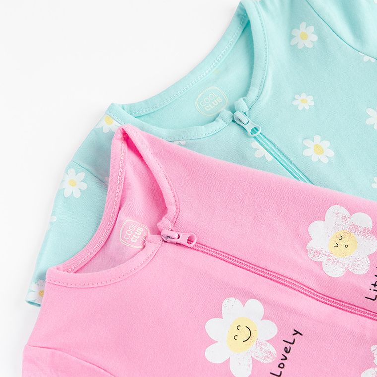 Cool Club, Rampers dziewczęcy, mix, zestaw, 2 szt.