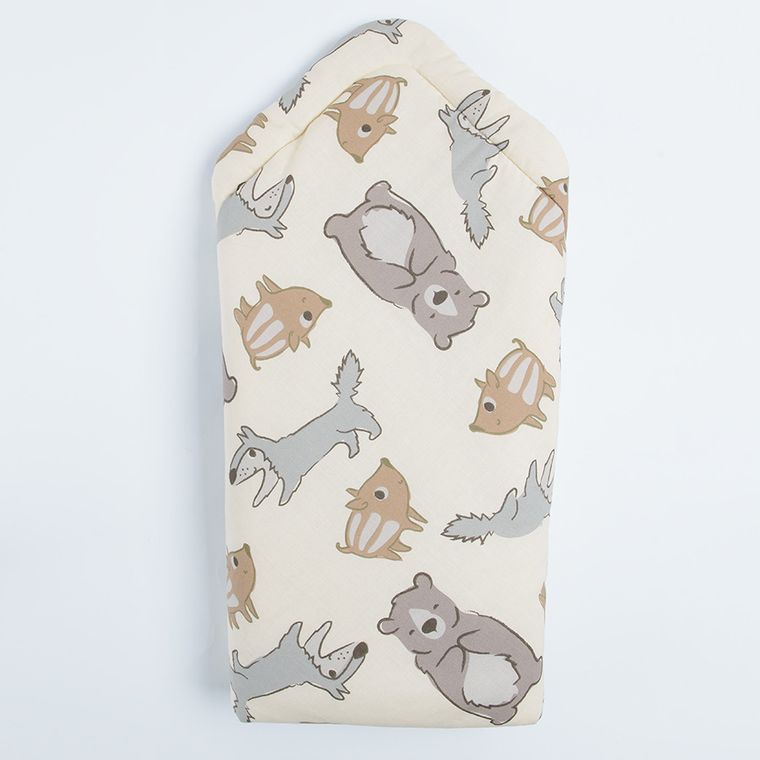 Cool Club, rożek niemowlęcy, beżowo-brązowy