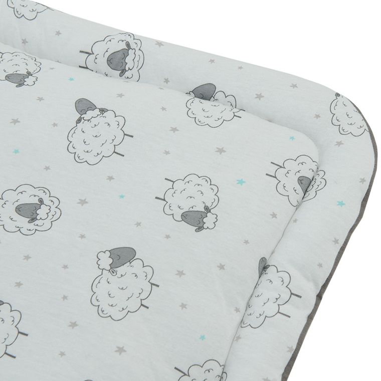 Cool Club, Rożek niemowlęcy, szary, biały, owieczka