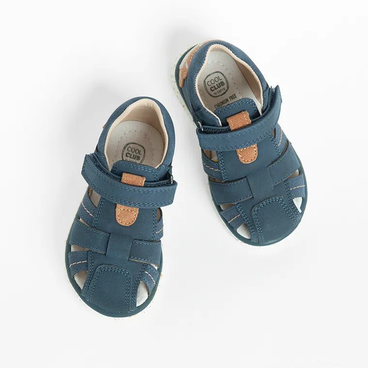 Cool Club, Sandały chłopięce, pachnące, granatowe, Zdrowa Stopa