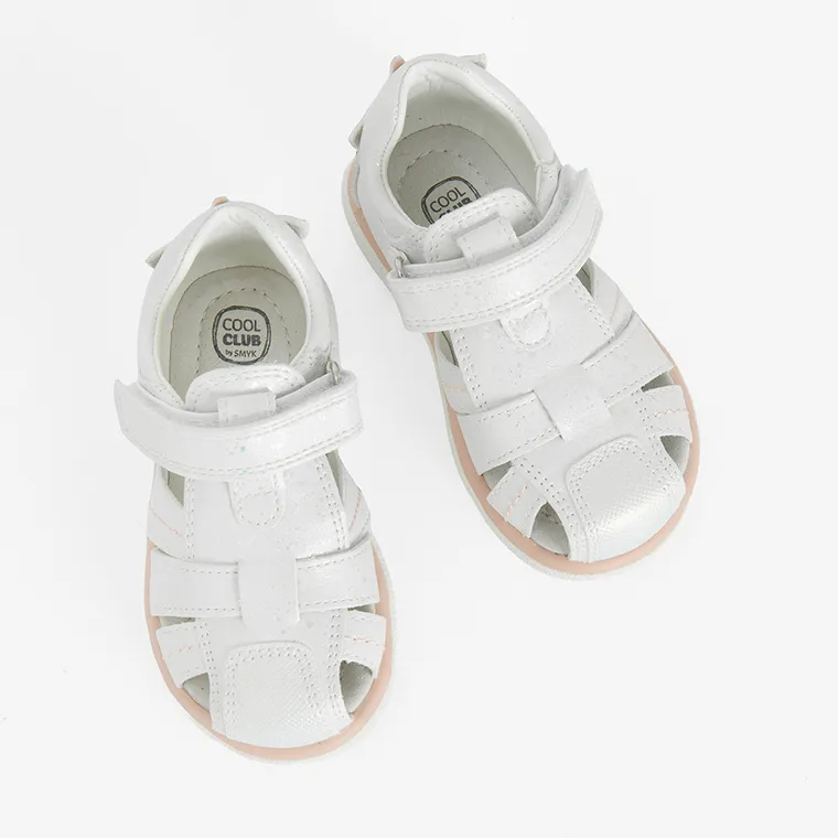 Cool Club, Sandały dziewczęce, pachnące, białe, Zdrowa Stopa