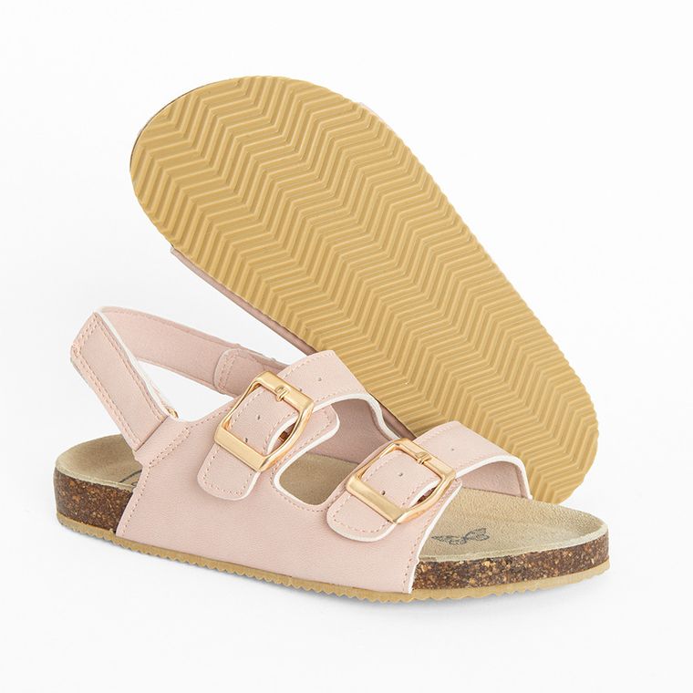 Cool Club, Sandały dziewczęce, różowe, skórzana wkładka