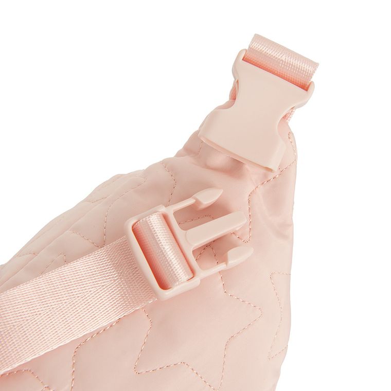 Cool Club, saszetka na biodro, nerka, jasnoróżowa