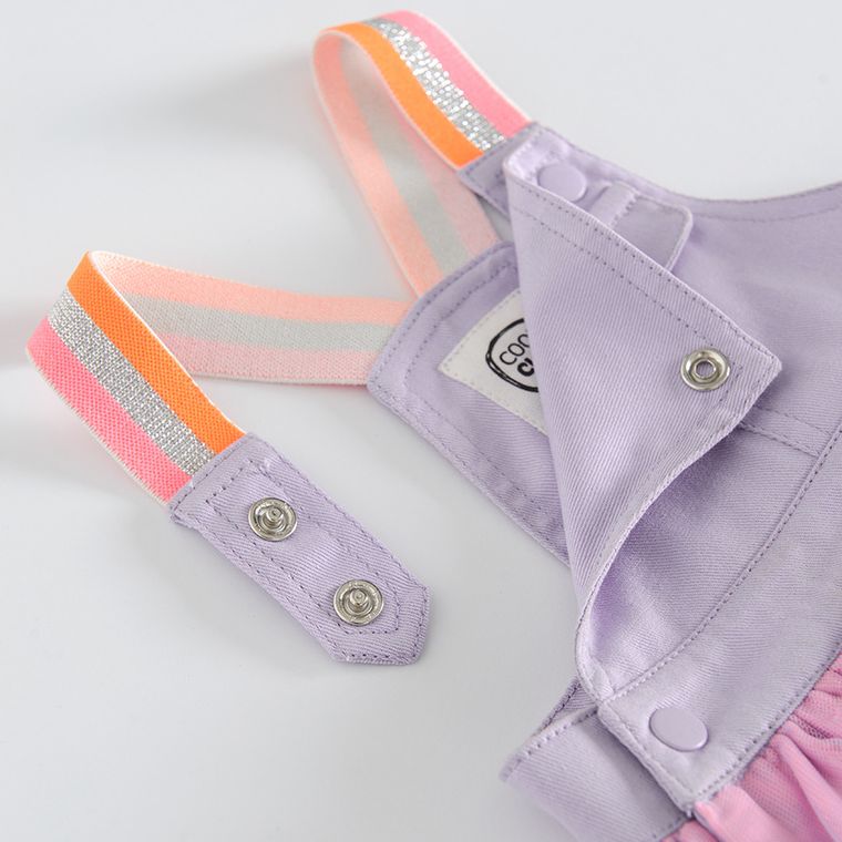 Cool Club, Spódnica ogrodniczka dziewczęca, fioletowa