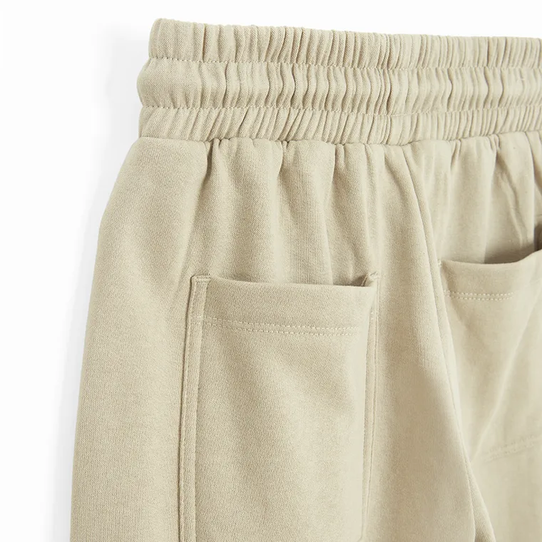 Cool Club, Spodnie dresowe chłopięce, carpenter, ocieplane, beżowe