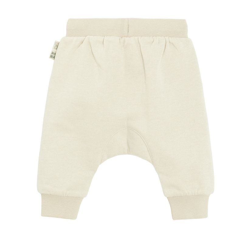 Cool Club, Spodnie dresowe chłopięce, ocieplane, beżowe