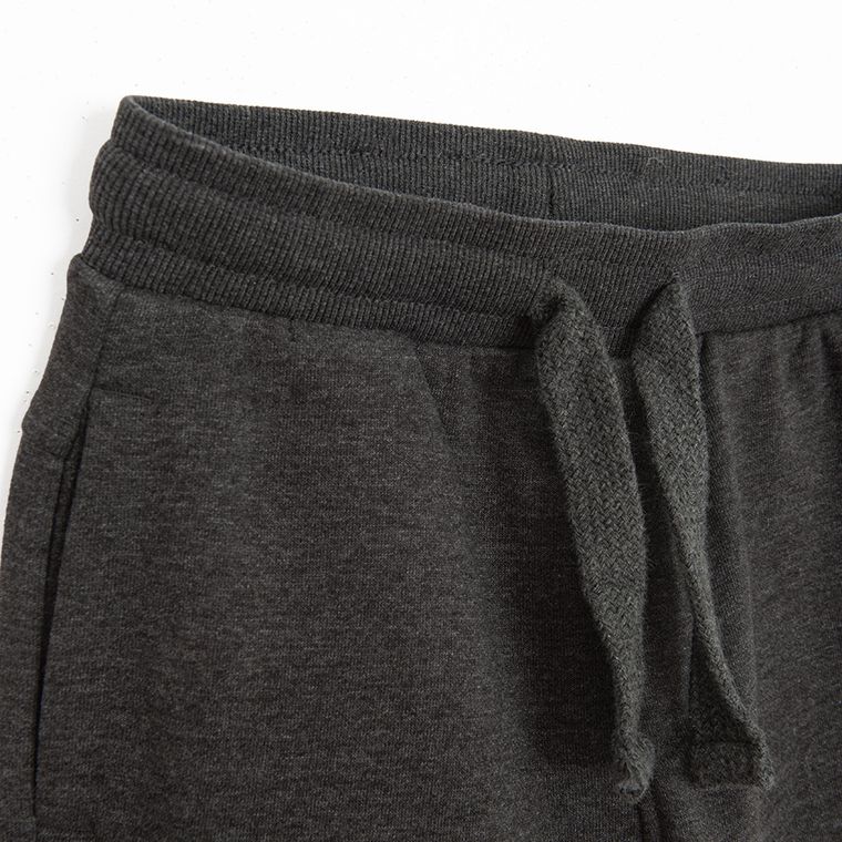 Cool Club, Spodnie dresowe chłopięce, ocieplane, grafitowe