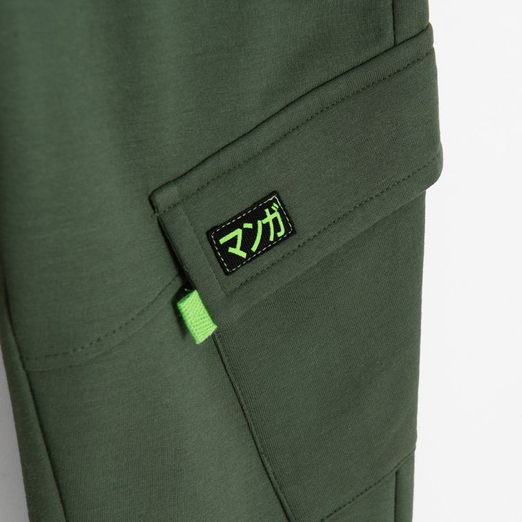 Cool Club, Spodnie dresowe chłopięce, zielone