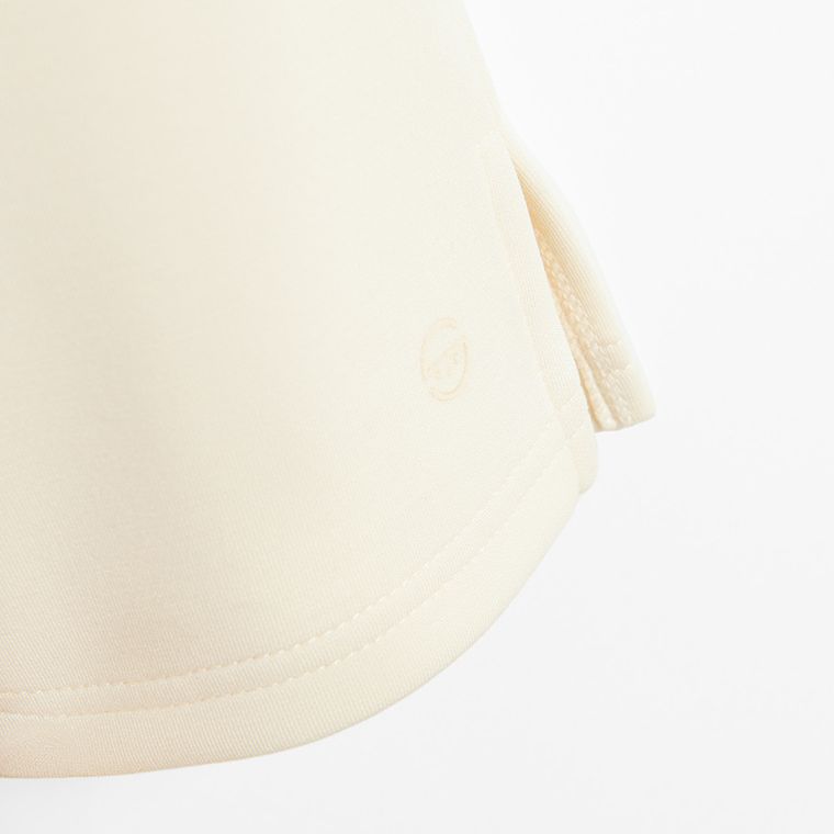 Cool Club, Spodnie dresowe dziewczęce, culotte, ecru