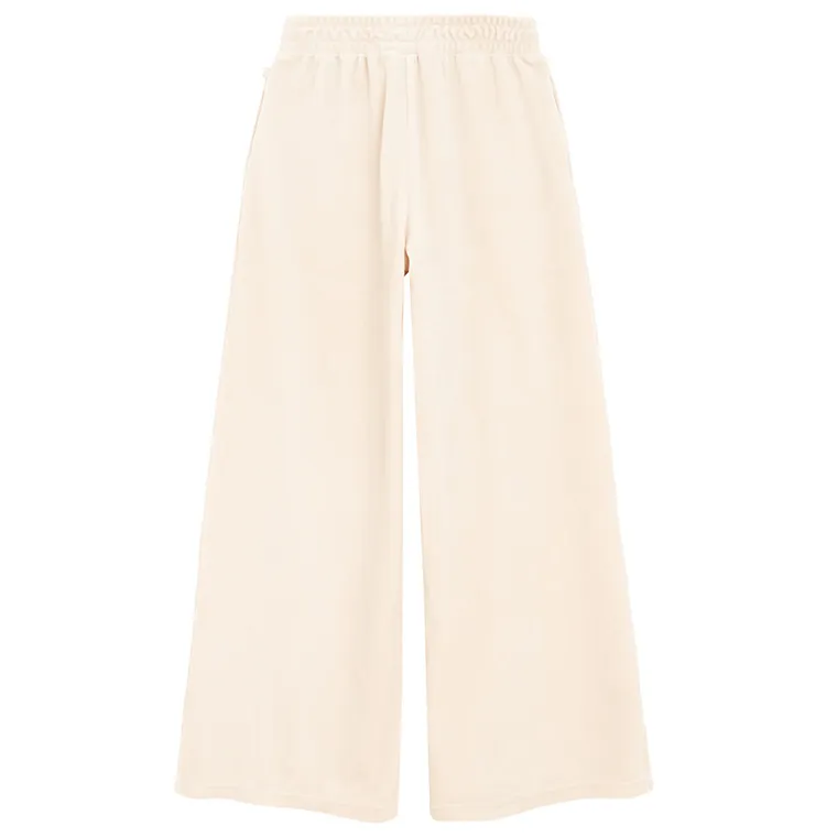 Cool Club, Spodnie dresowe dziewczęce, culotte, welurowe, beżowe