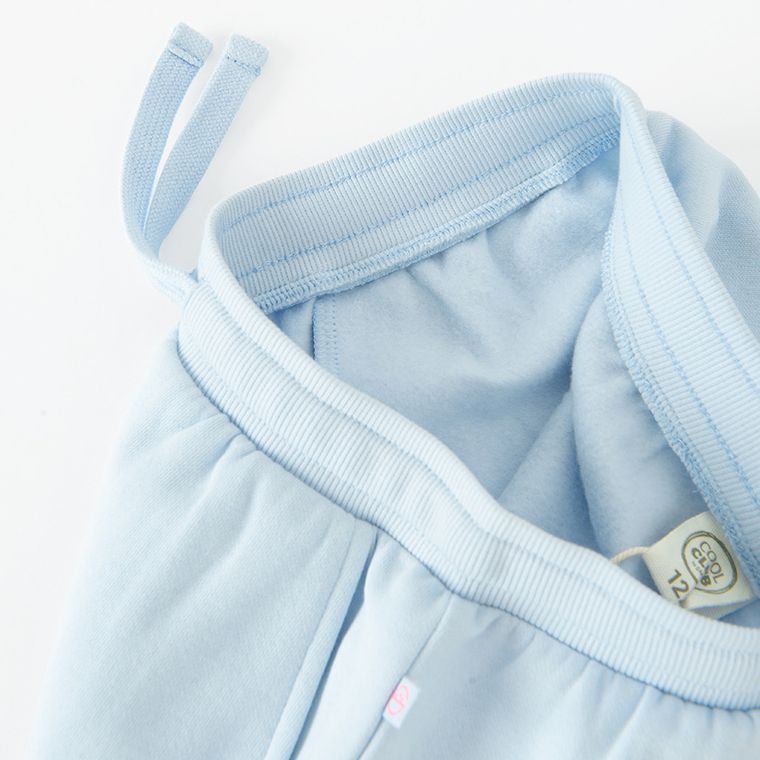 Cool Club, Spodnie dresowe dziewczęce, flare, ocieplane, niebieskie