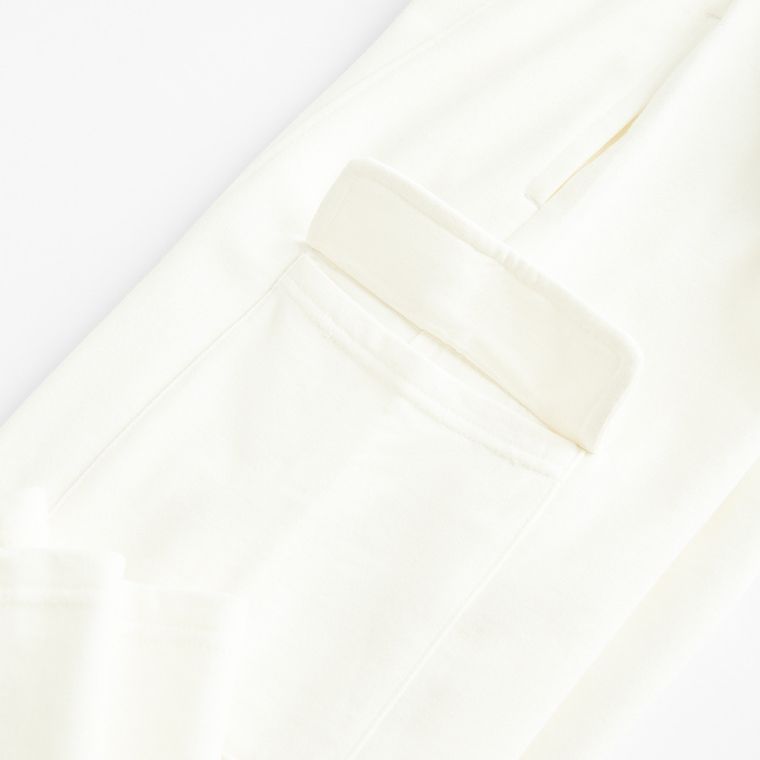 Cool Club, Spodnie dresowe dziewczęce, wide, ecru