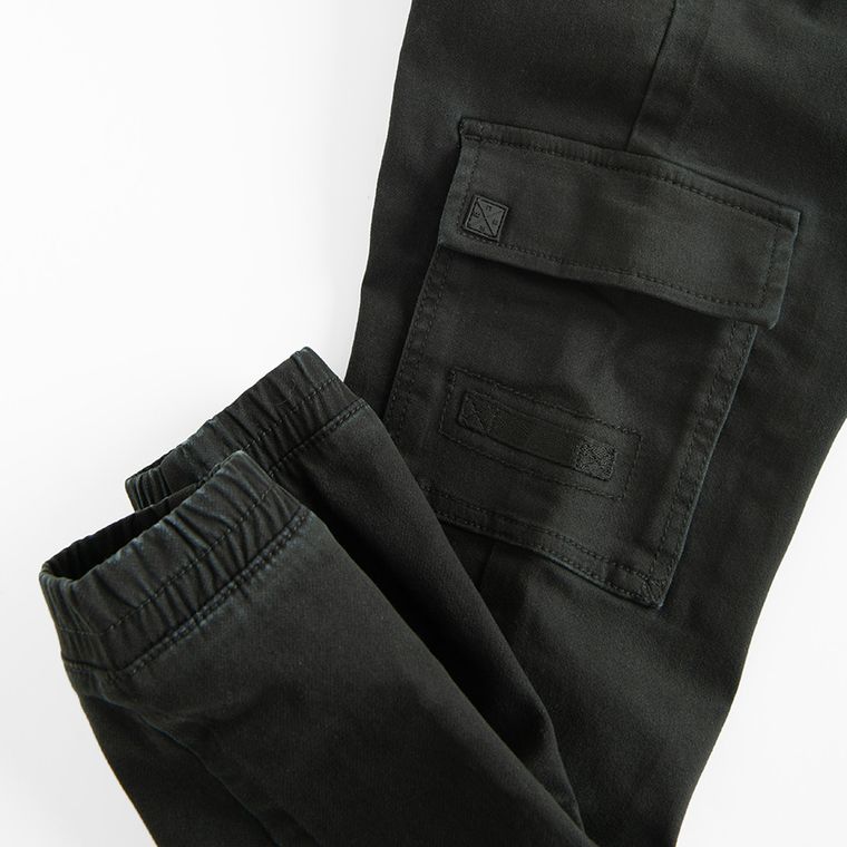 Cool Club, Spodnie materiałowe chłopięce, jogger, czarne