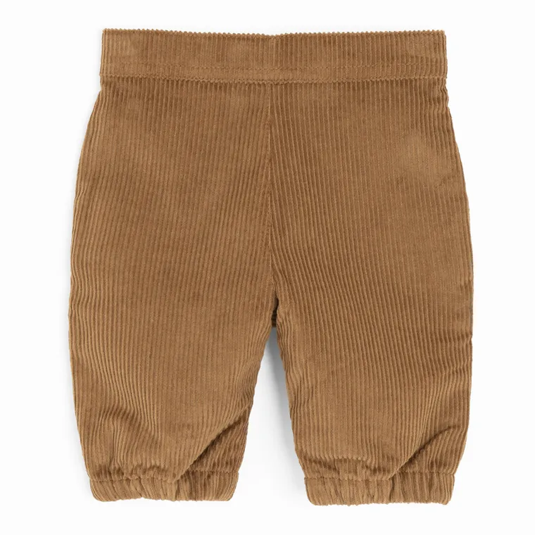 Cool Club, Spodnie materiałowe chłopięce, sztruksowe, brązowe