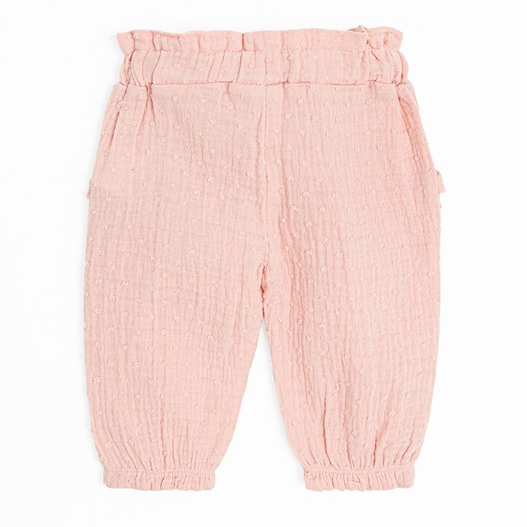 Cool Club, Spodnie muślinowe dziewczęce, różowe